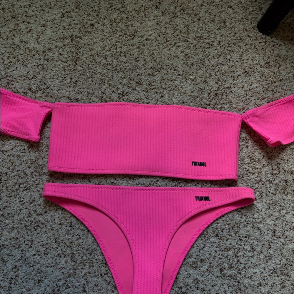 Triangl Swimwear Pink Bikini Set